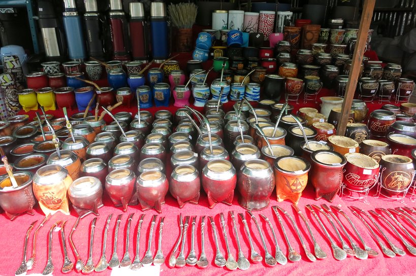 Mate cups at market by Authentic Food Quest