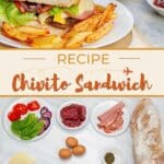 Pinterest Chivito Sandwich by Authentic Food Quest