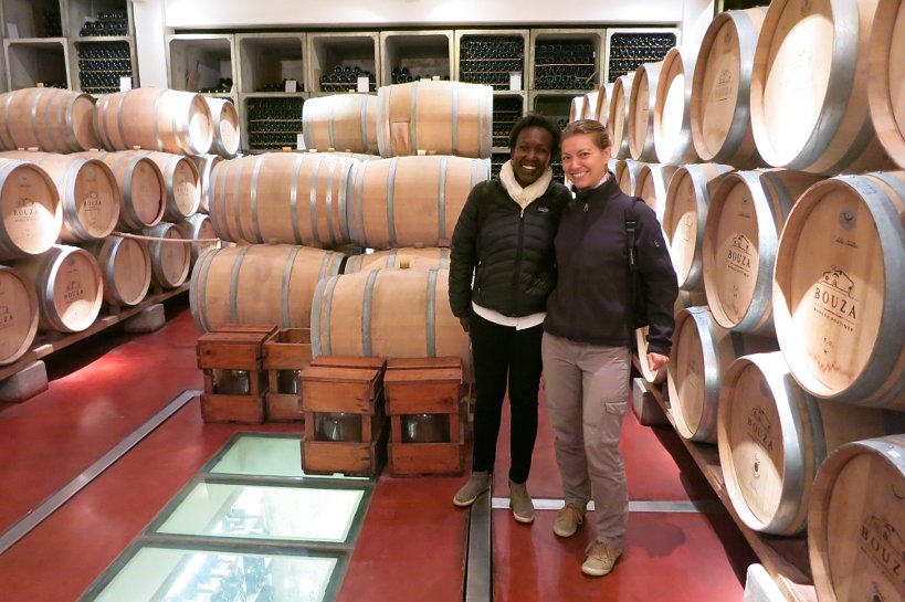 Aging room Bodega Bouza by Authentic Food Quest