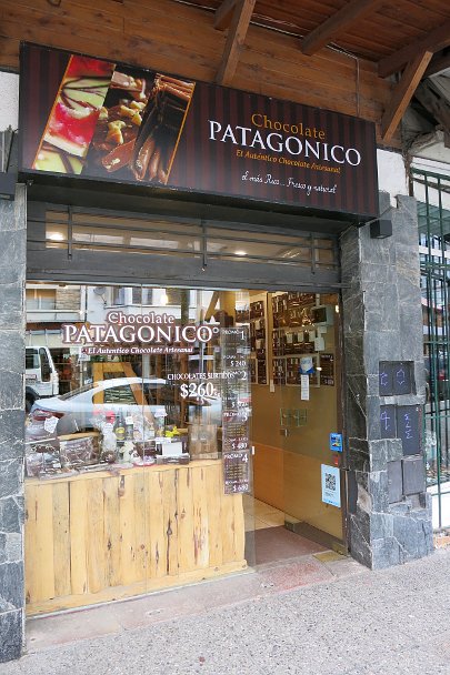 Chocolate Patagonico Outside for Bariloche Chocolate by Authentic Food quest
