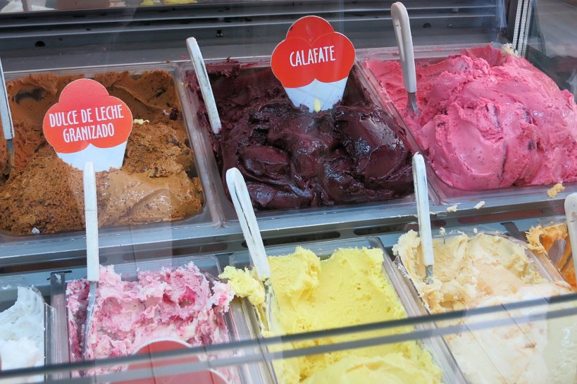 Ice cream store Acuarela Helados in El Calafate by Authentic Food Quest