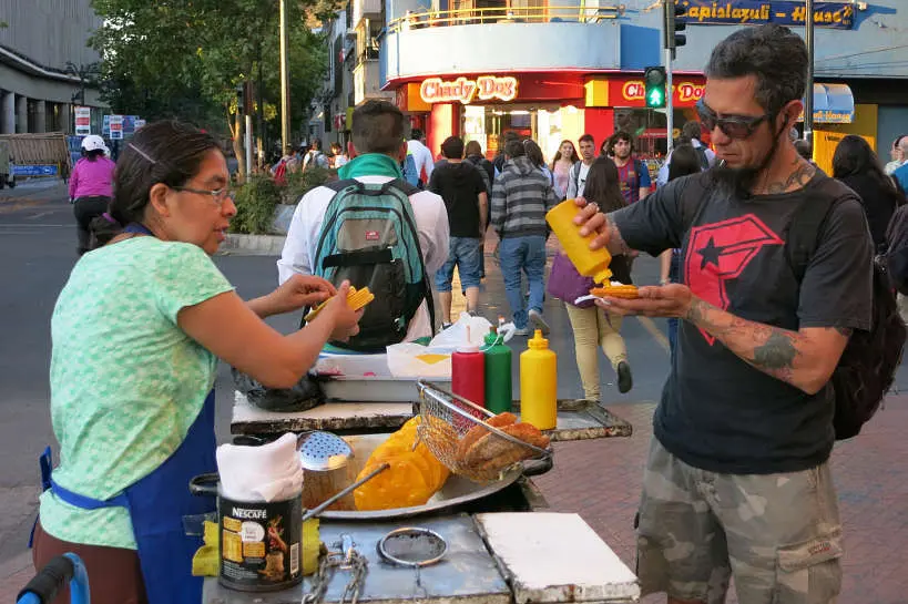 Sopapilla Chilean Food in Santiago by Authentic Food Quest