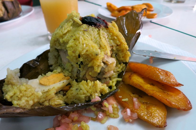 Amazonian food Juane de Pollo