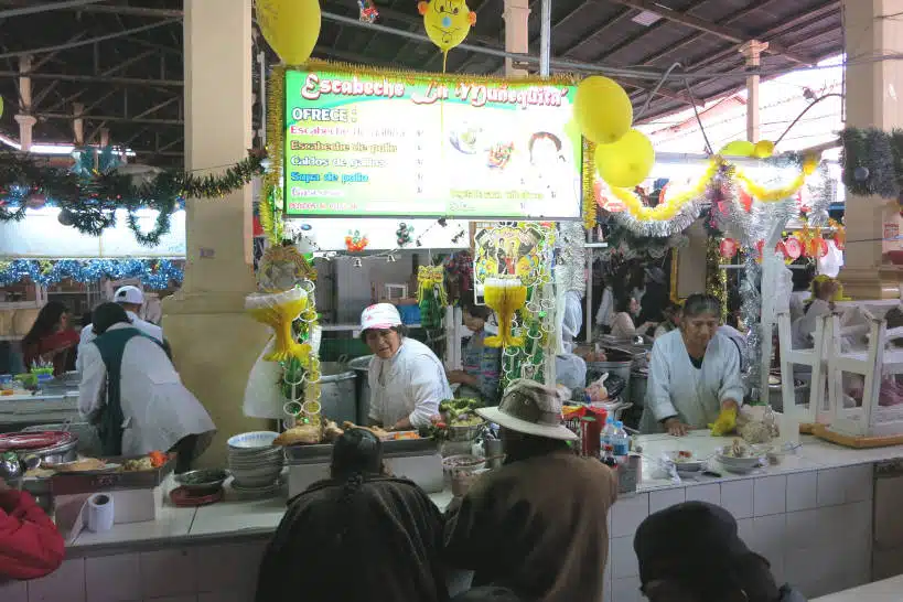 Local Soups Stall Mercado San Pedro Cusco by Authentic Food Quest