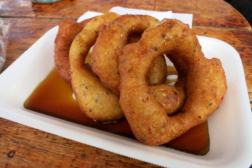 Picarones popular Peruvian street food by Authentic Food Quest