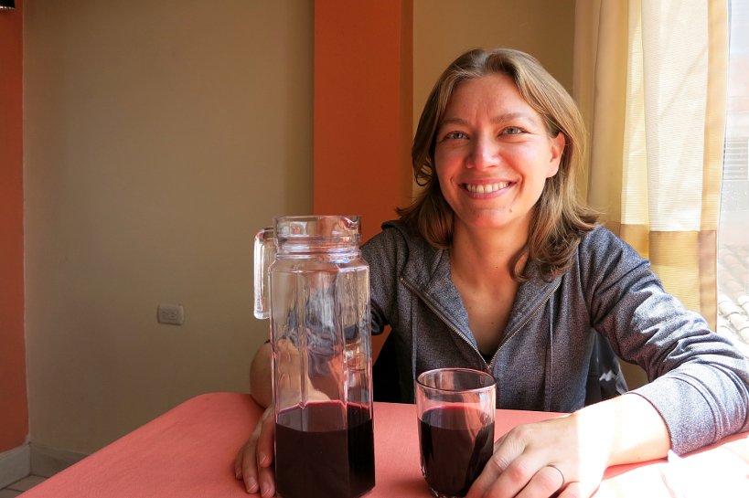 Peruvian drinks chica morad