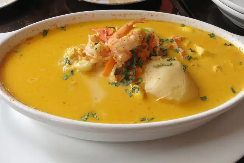 Chupe de Camarones Shrimp Chowder by Authentic Food Quest