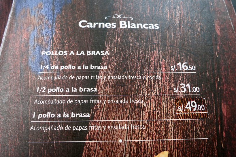 Peruvian Fast food
