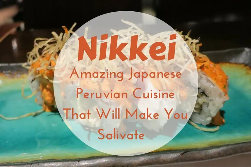 Japanese Peruvian Cuisine or Nikkei cuisine