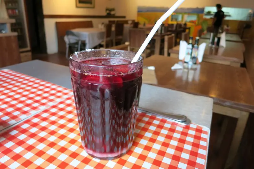 One of the most popular Chilean Drinks Borgogna Drink by Authentic Food Quest