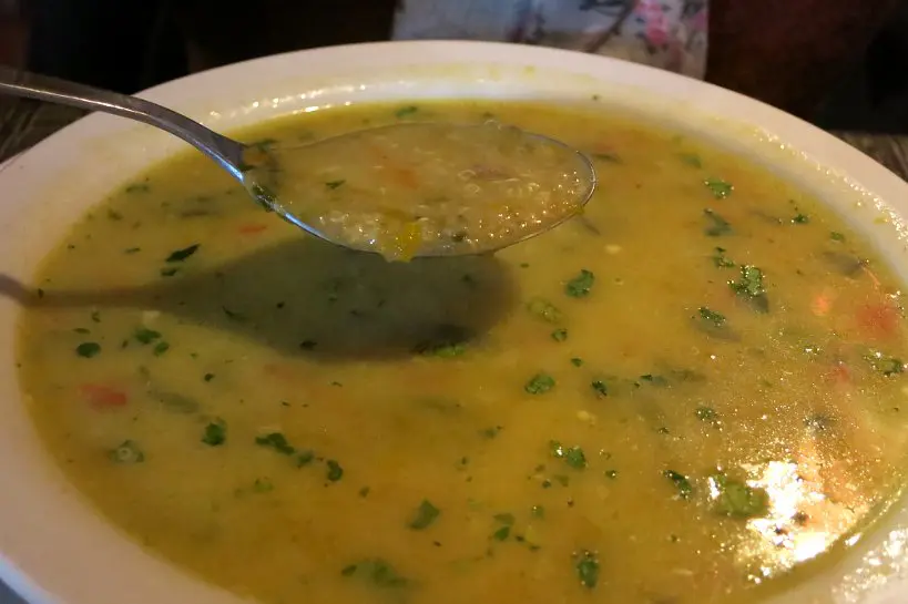 Quinoa soup best food in Cusco by Authentic Food Quest
