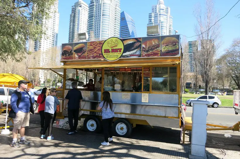 Argentinian Street Food in Buenos Aires Lomito Vendor Authentic Food Quest