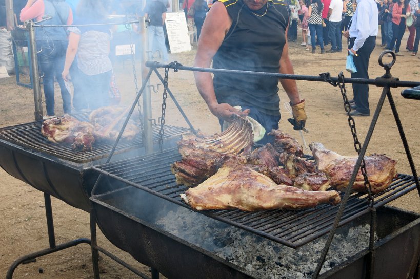 Chilean local festival Talca Ribs Authentic Food Quest