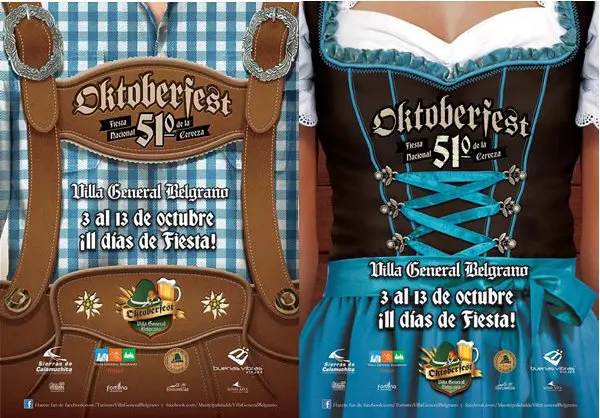 Flyer Oktoberfest Argentina Beer Authentic Food Quest