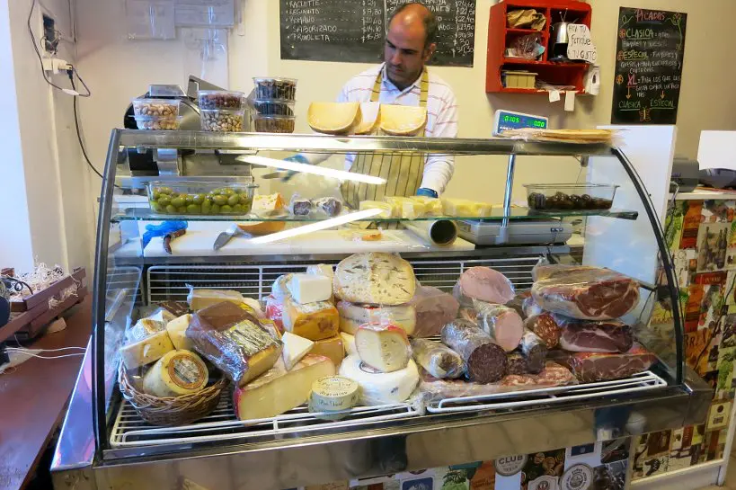 Argentinian food store La Pata Negra for cold cuts and smoked meats in Bariloche, Argentina by Authentic Food Quest