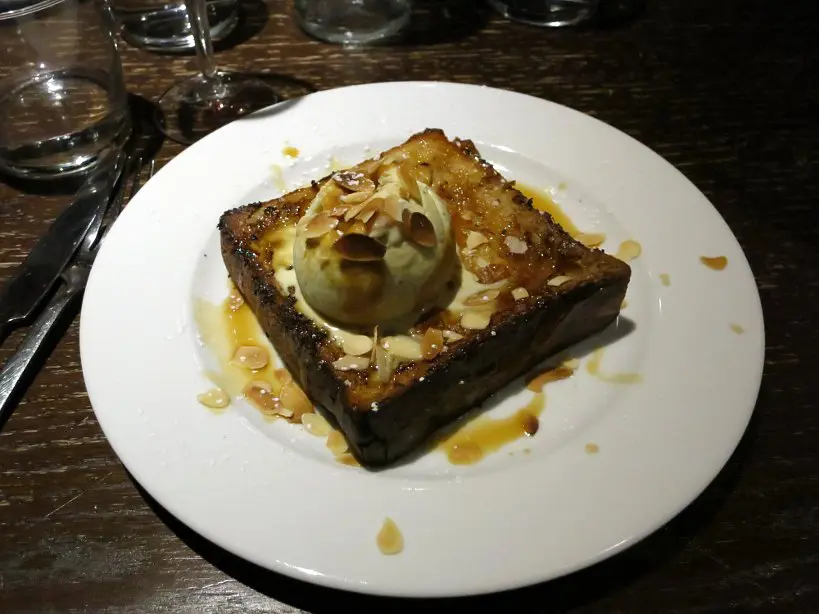 brioche perdue at bistro du passage dessert affordable restaurants in paris authentic food quest