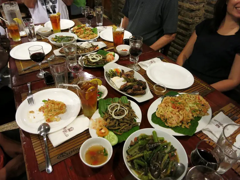 buffet style meals food in the philippines authentic food quest