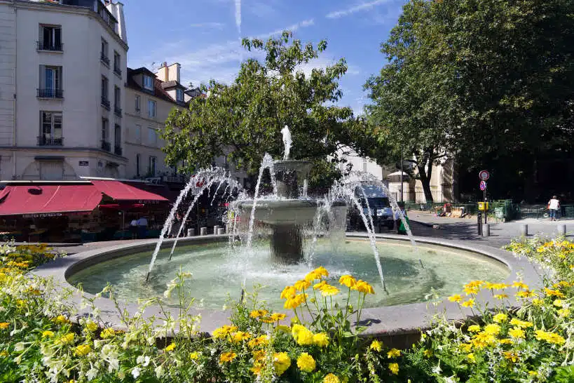 Mouffetard Fountain Best Affordable Restaurants In Paris by Authentic Food Quest