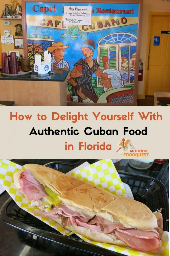 Cuban Food Miami Pinterest image by Authentic Food Quest