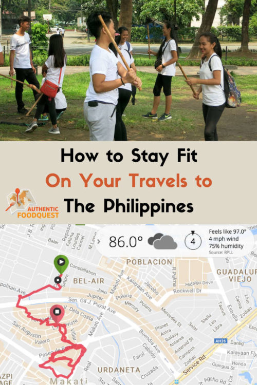 Pinterest how to stay fit on your travels to the philippines authentic food quest