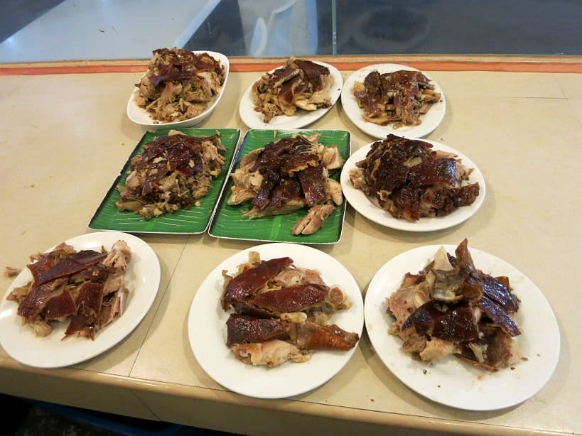 ricos lechon plates at ricos lechon authentic food quest