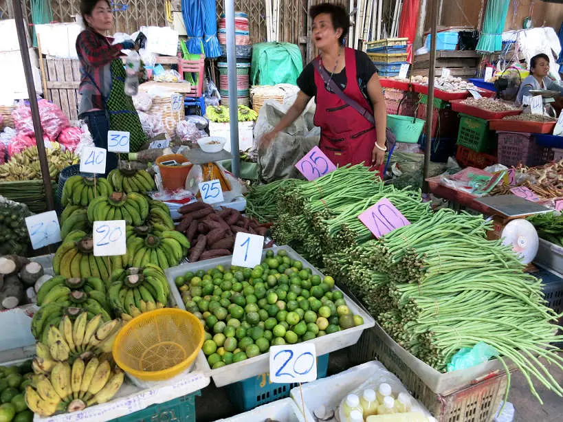 Khlong Toei Vendor fresh products Bangkok Food Markets Authentic Food Quest