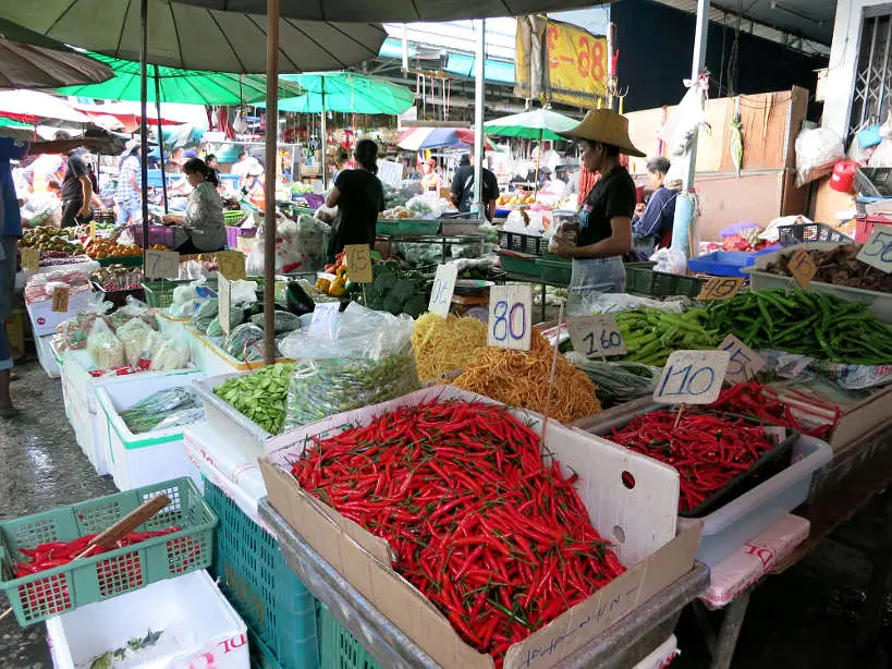 Khlong Toei market for Bangkok food by Authentic Food Quest
