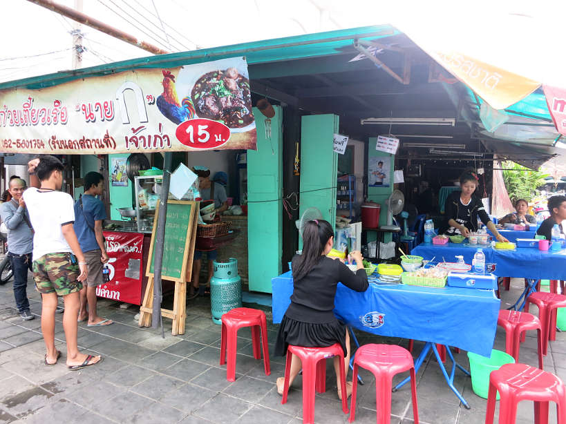 Local Eating at a street vendor for Bangkok food by Authentic Food Quest
