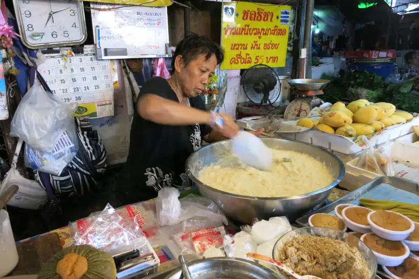 Mango Sticky Rice Bangkok Food by Authentic Food Quest