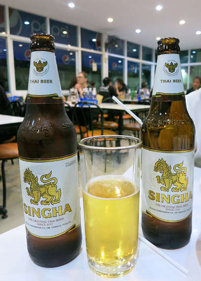 Singha beer bangkok at night authentic food quest
