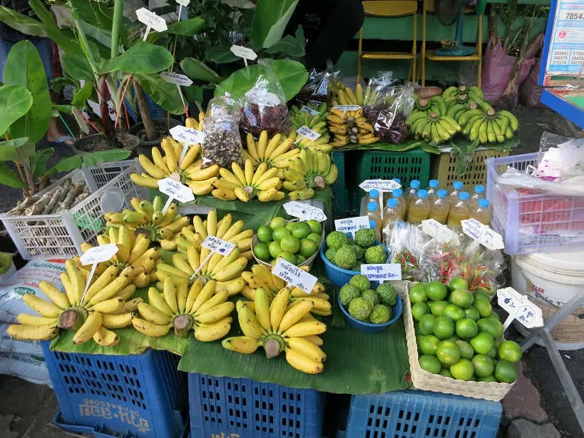 Taling Chan Fruit Stall Bangkok Markets Authentic Food Quest