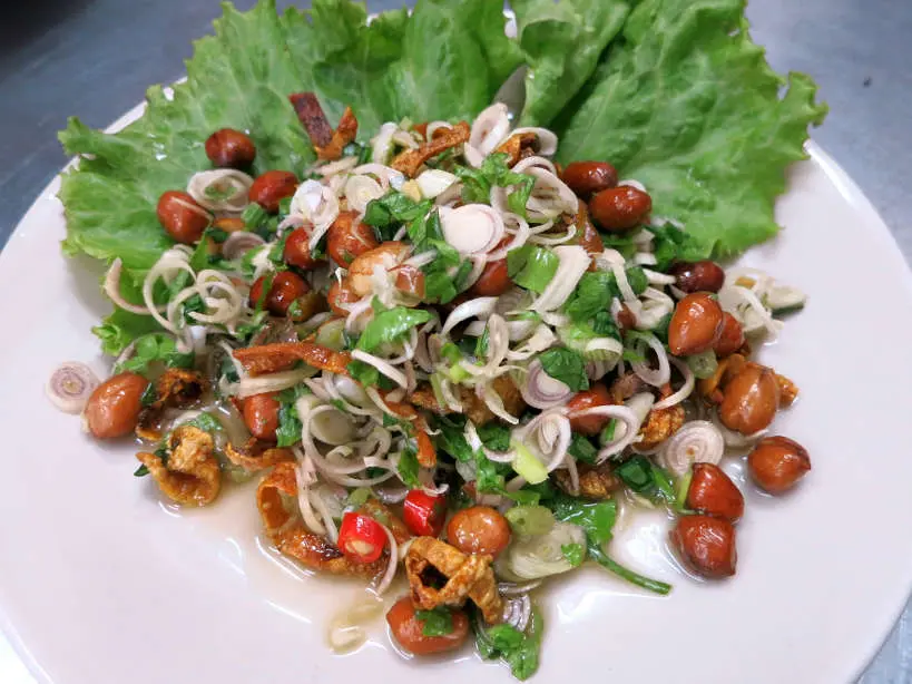 Lemond Grass Salad Bangkok food tour Authentic Food Quest