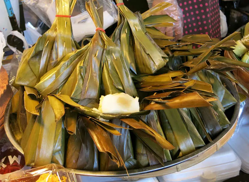 Khanom Sod Sai Coconut Cake Popular Thai Sweets Authentic Food Quest