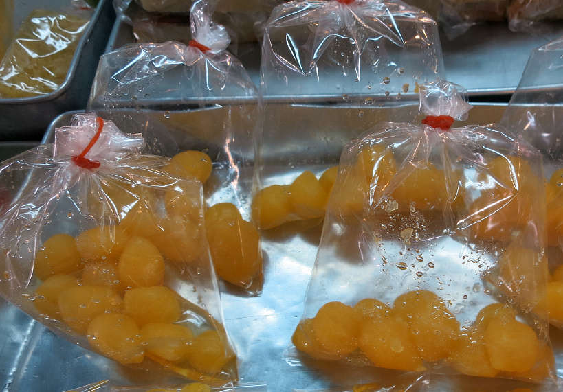Egg Yolk Drop Popular Thailand Dessert Authentic Food Quest