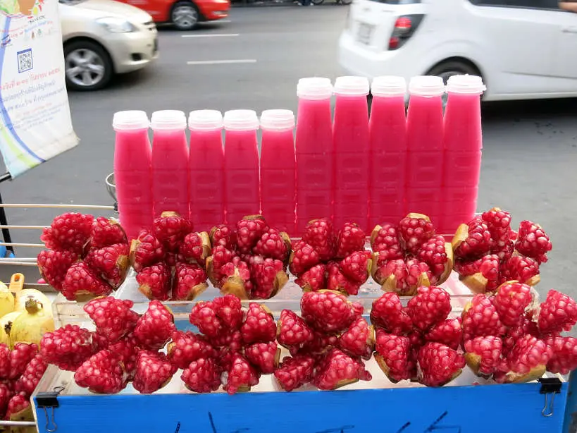 Pomegranate Juices Popular Thai Desserts Authentic Food Quest