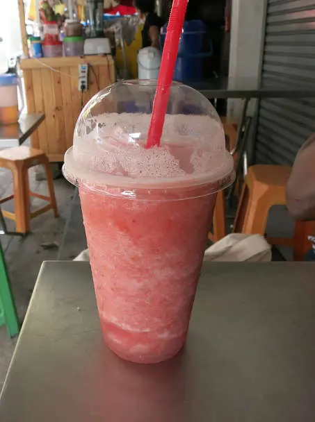 Strawberry Shake Popular Thai Sweets Authentic Food Quest