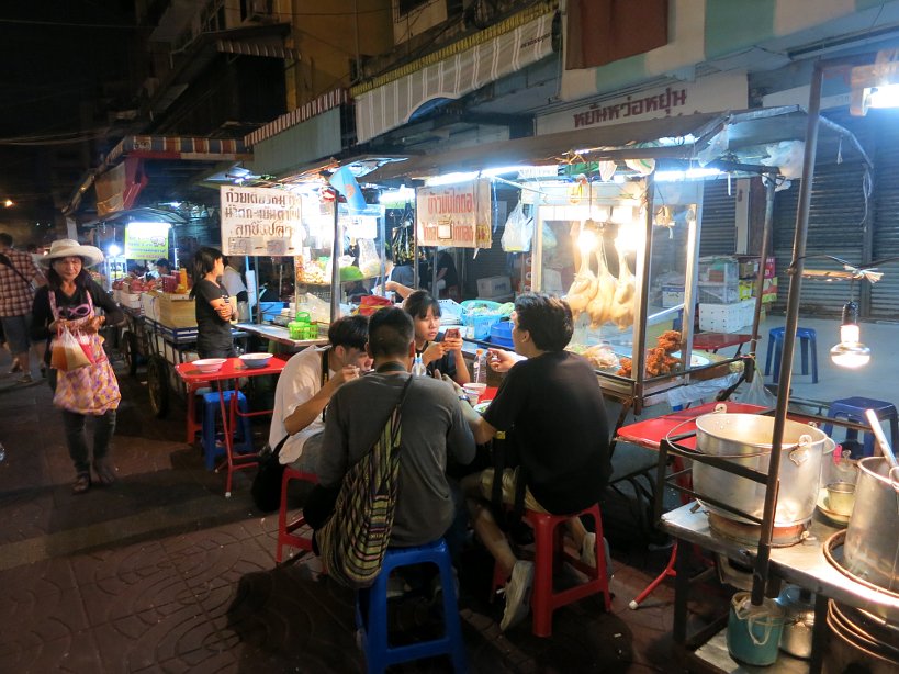 Street Scene Chinatown Bangkok Food Tour Authentic Food Quest
