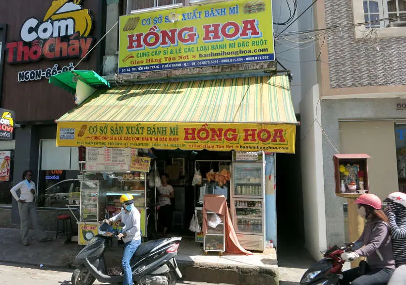 Banh Mi Hong Hoa Best Banh Mi in Saigon also Best Banh Mi in Ho Chi Minh District 1 on the quest for the best Banh Mi in Vietnam the famous Vietnamese Sandwich Authentic Food Quest
