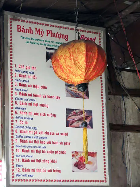 BánhMìPhuợngMenu_BestBanhMiHoiAnVietnameseSandwich_AuthenticFoodQuest
