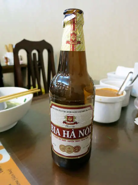 Bia Hanoi Southeast Asian Beer by Authentic Food Quest