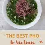 Pho in vietnam Ho Chi Minh City by authentic food quest