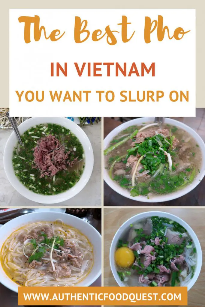 Pho in Vietnam by authentic food quest