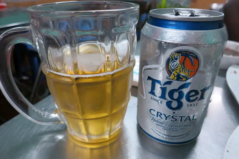 Tiger Crystal Southeast Asian Beer by Authentic Food Quest