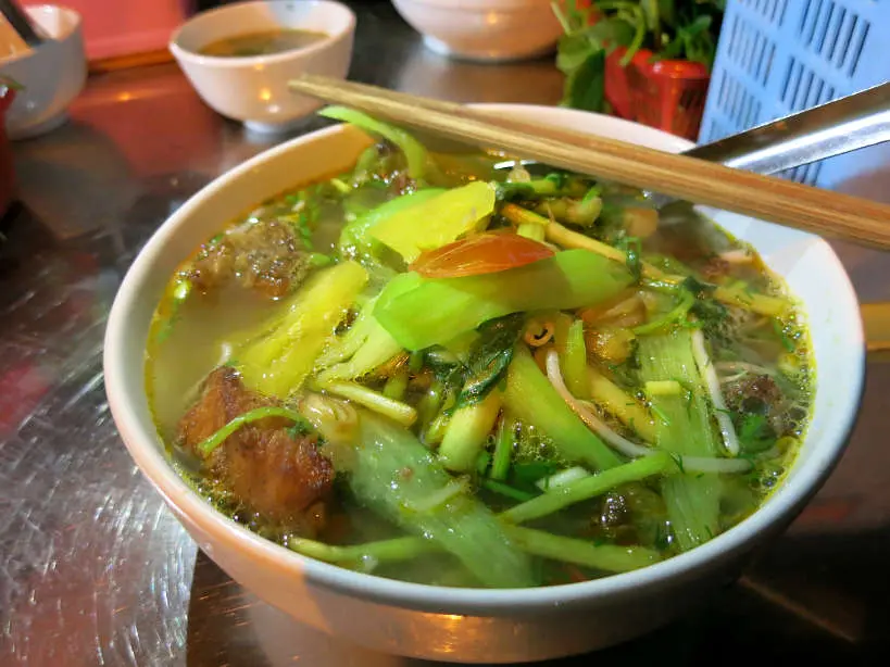 Bun Ca Soup a food in Hanoi Authentic Food Quest