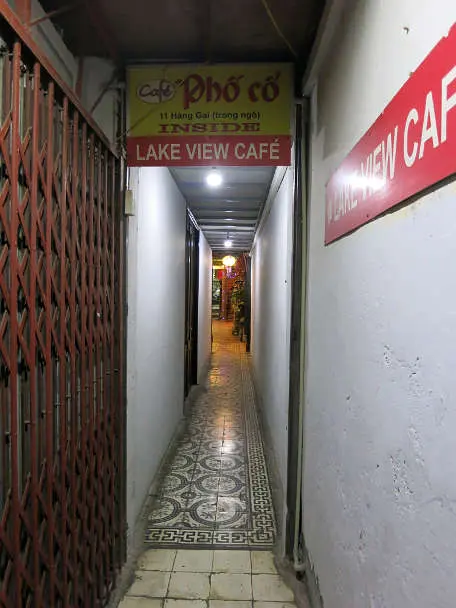 Cafe Pho Co Entrance Must Eat in Hanoi Authentic Food Quest