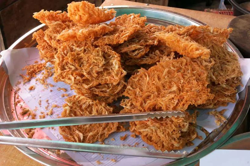 Fried shrimp cake Cambodian Street Food Authentic Food Quest
