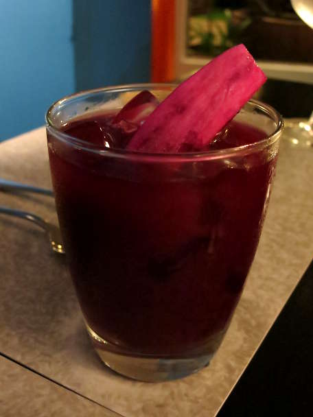 Purple Dragon Fruit Sangria Cuisine Wat Damnak Authentic Food Quest