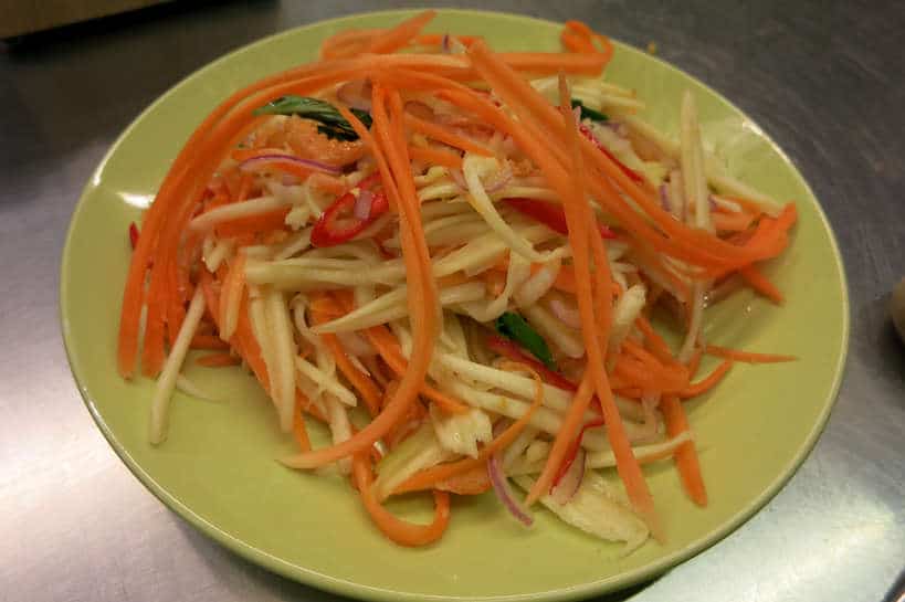 Salad at La Table Khmere Cambodia Cooking Class Authentic Food Quest