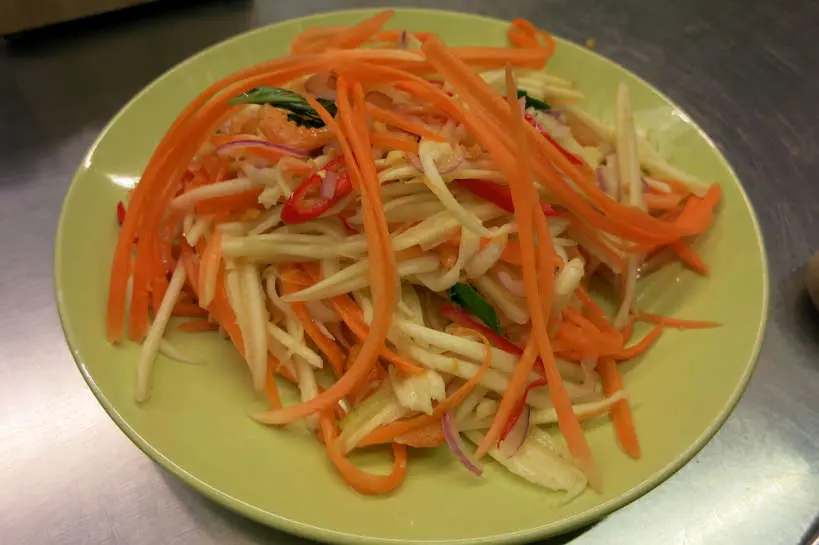 Salad at La Table Khmere Cambodia Cooking Class Authentic Food Quest