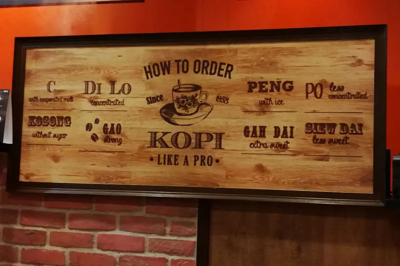 Order Kopi Singapore Food Authentic Food Quest